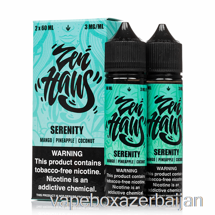 Vape Baku Serenity - Zen Haus - 120mL 3mg